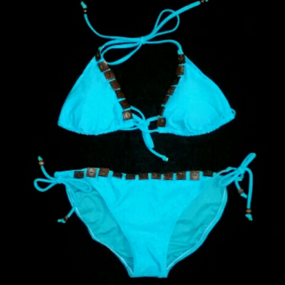 EUC Women's string bikini, top M, bottom L